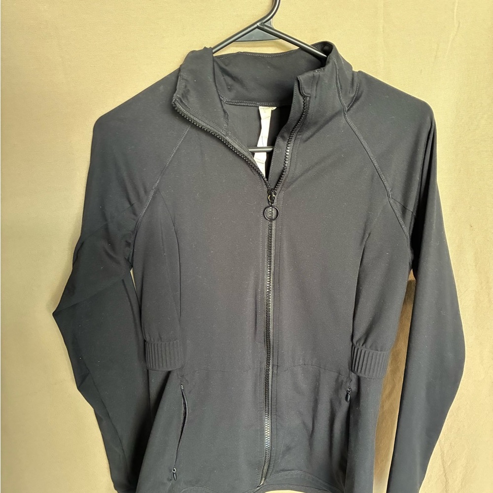 Fabletics Black Zip-Up Jacket - image 1